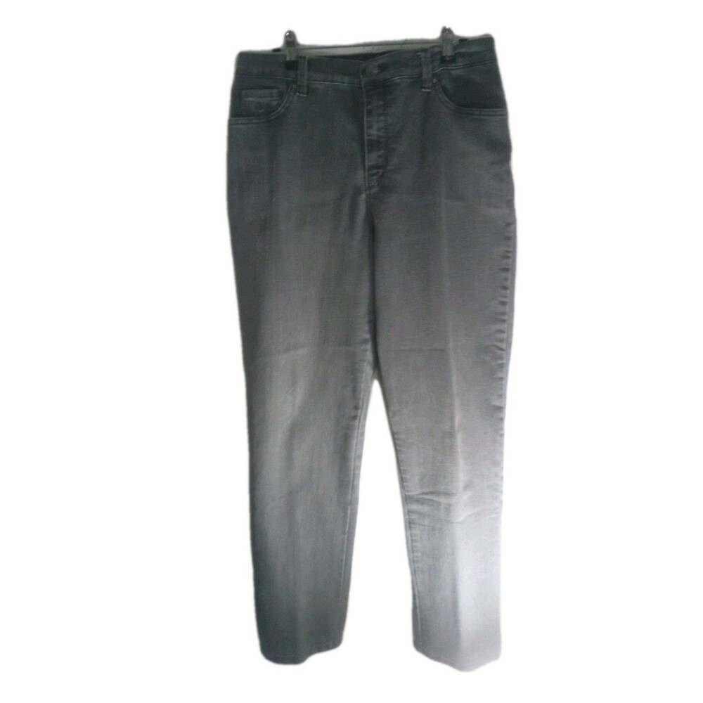 Gloria Vanderbilt Jeans Women's Sz 8 Grey Denim Amanda Straight Leg  30x30